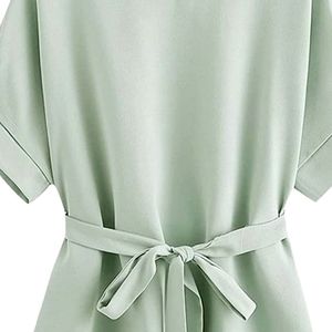 Sea foam green blouse M-L